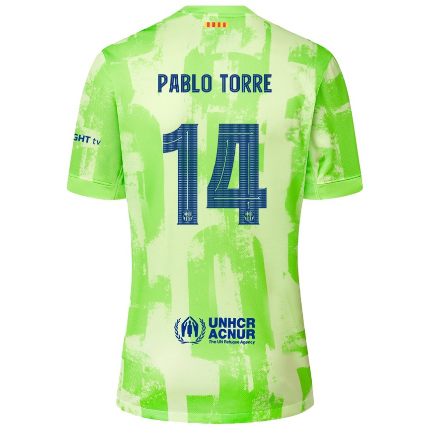 Niño Fútbol Camiseta Pablo Torre #14 Lima Equipación Tercera 2024/25 México