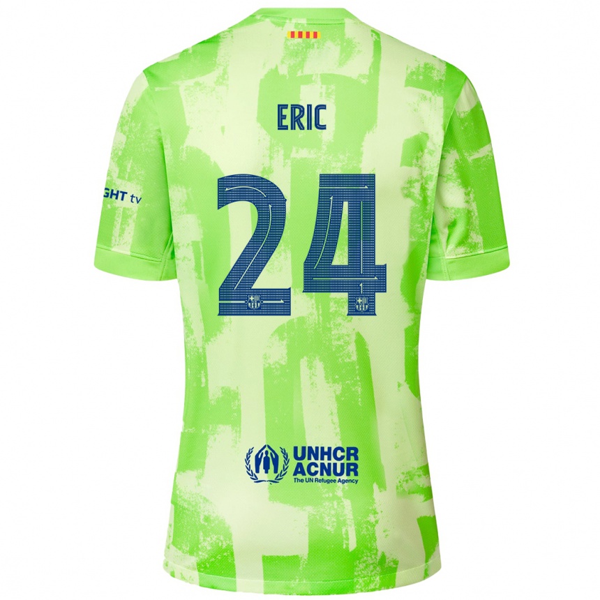 Niño Fútbol Camiseta Eric Garcia #24 Lima Equipación Tercera 2024/25 México