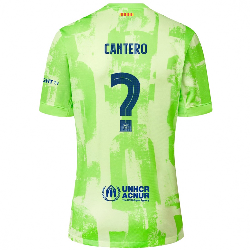 Niño Fútbol Camiseta Rubén Cantero #0 Lima Equipación Tercera 2024/25 México