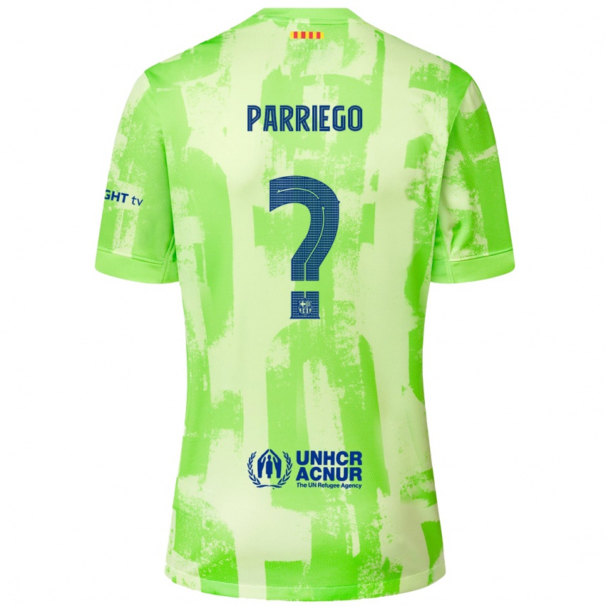 Niño Fútbol Camiseta Marcos Parriego #0 Lima Equipación Tercera 2024/25 México