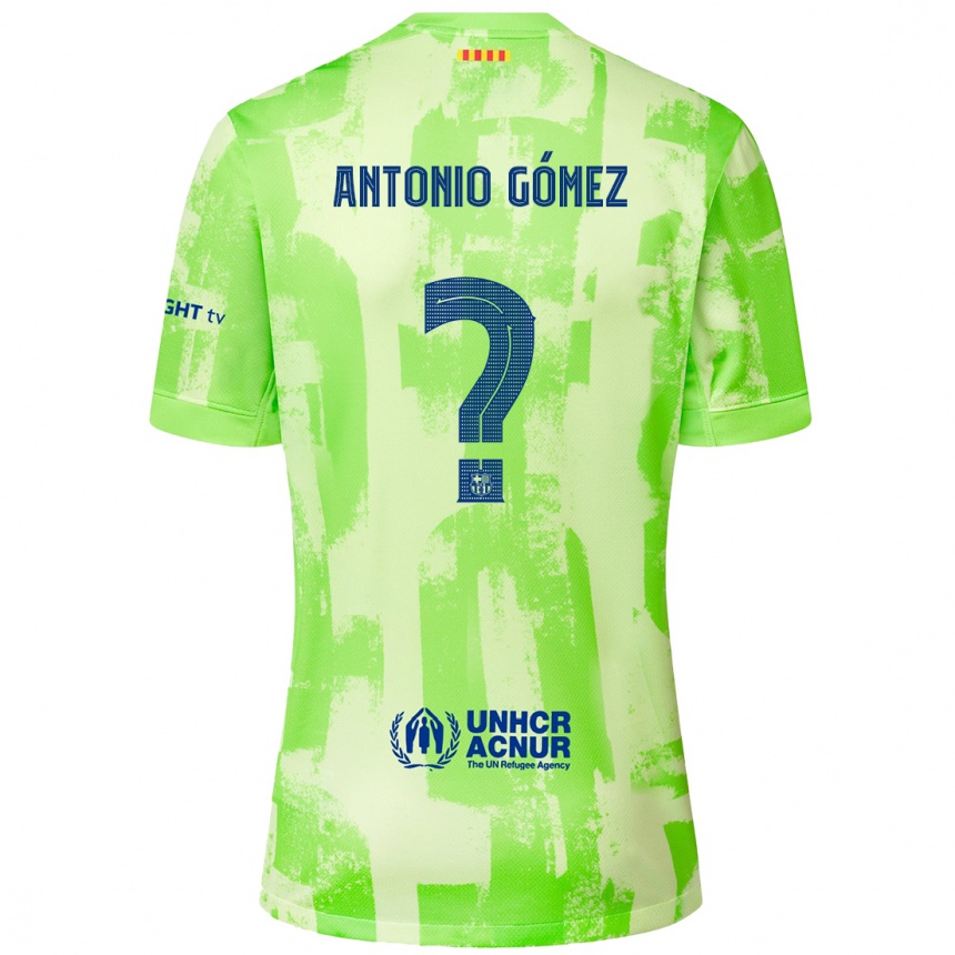 Niño Fútbol Camiseta Antonio Gómez #0 Lima Equipación Tercera 2024/25 México