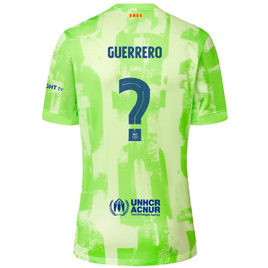 Niño Fútbol Camiseta Adrián Guerrero #0 Lima Equipación Tercera 2024/25 México