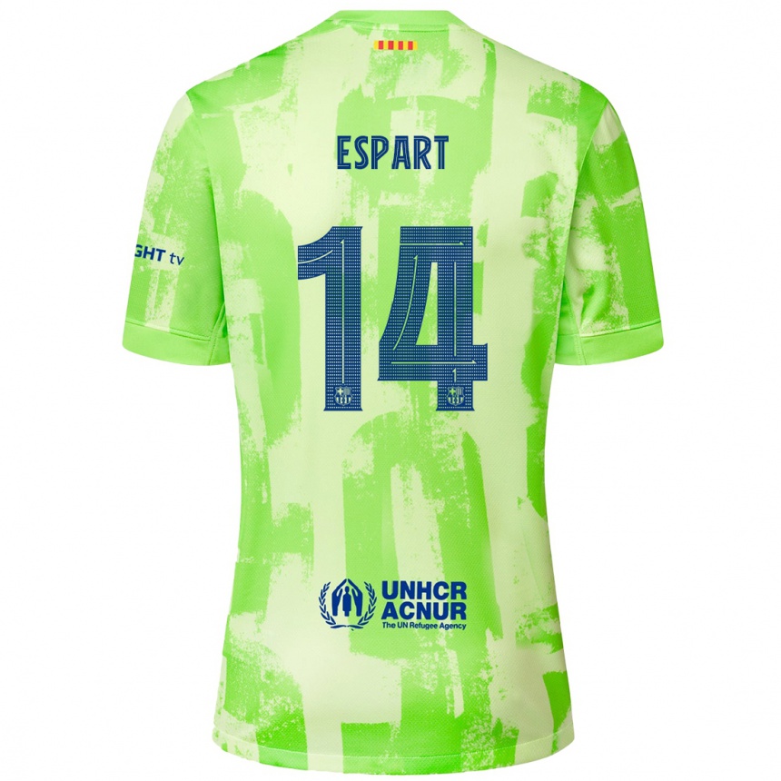 Niño Fútbol Camiseta Xavi Espart #14 Lima Equipación Tercera 2024/25 México