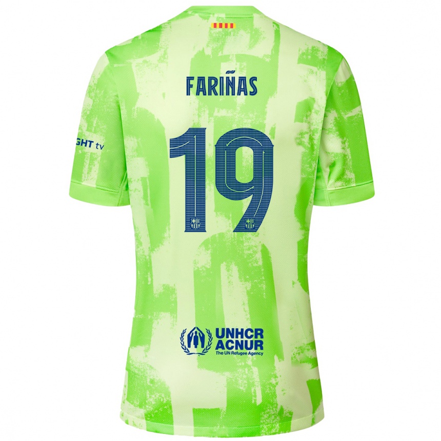 Niño Fútbol Camiseta Brian Fariñas #19 Lima Equipación Tercera 2024/25 México