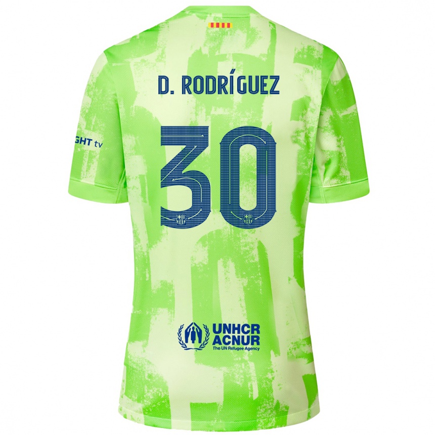 Niño Fútbol Camiseta Dani Rodríguez #30 Lima Equipación Tercera 2024/25 México