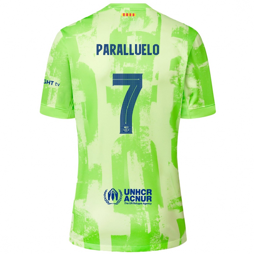 Niño Fútbol Camiseta Salma Paralluelo #7 Lima Equipación Tercera 2024/25 México