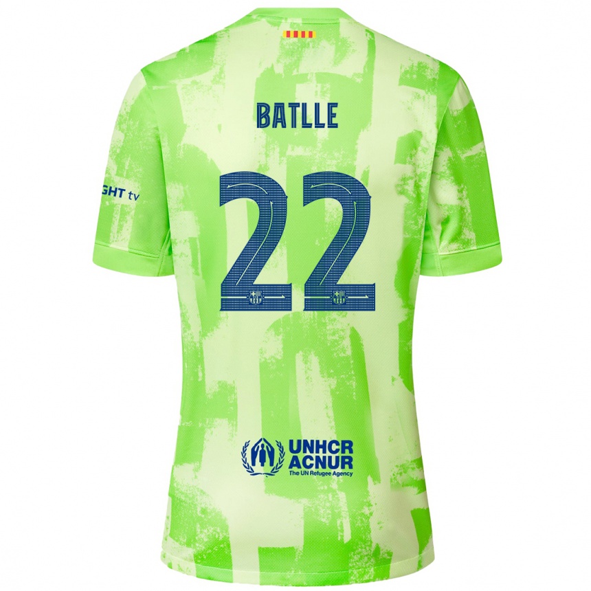 Niño Fútbol Camiseta Ona Batlle #22 Lima Equipación Tercera 2024/25 México