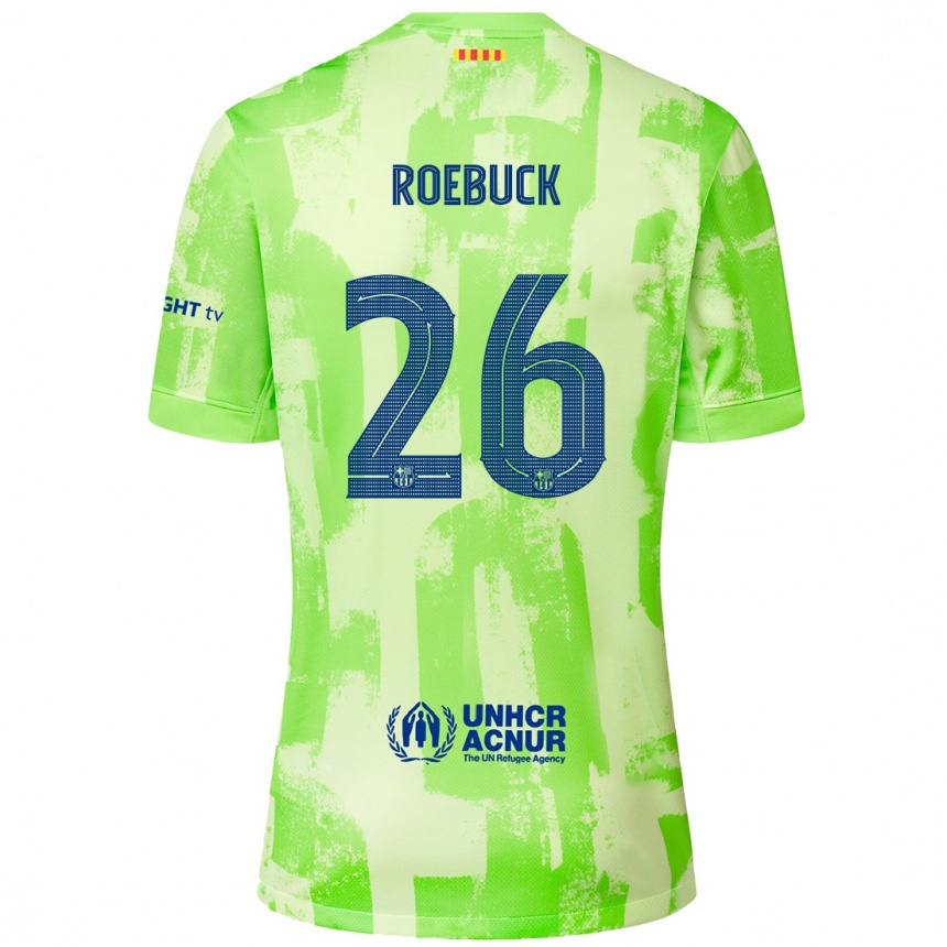 Niño Fútbol Camiseta Ellie Roebuck #26 Lima Equipación Tercera 2024/25 México