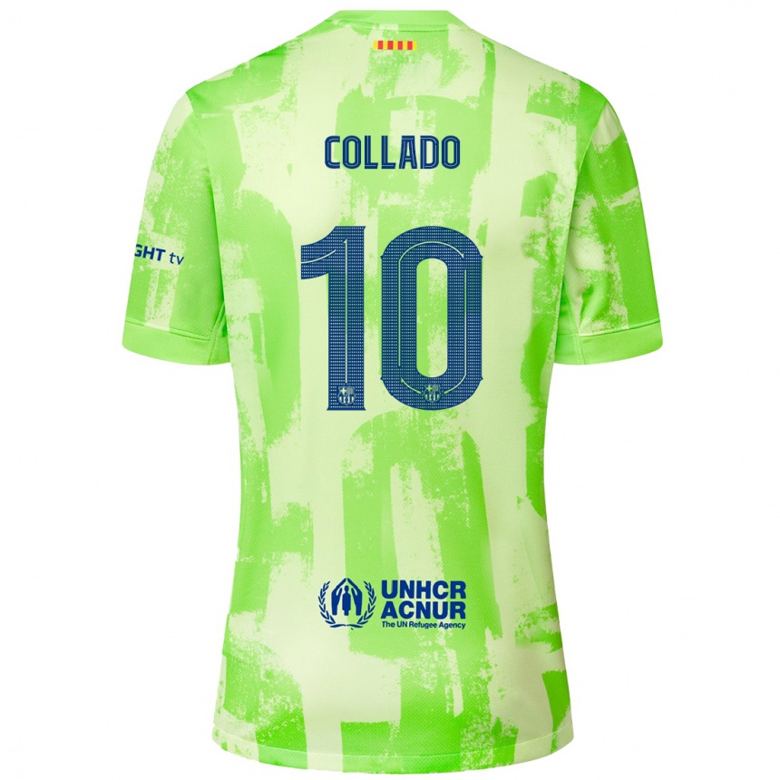 Niño Fútbol Camiseta Alex Collado #10 Lima Equipación Tercera 2024/25 México