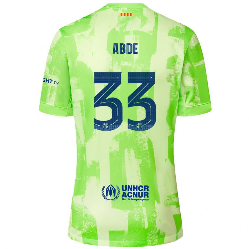 Niño Fútbol Camiseta Ez Abde #33 Lima Equipación Tercera 2024/25 México