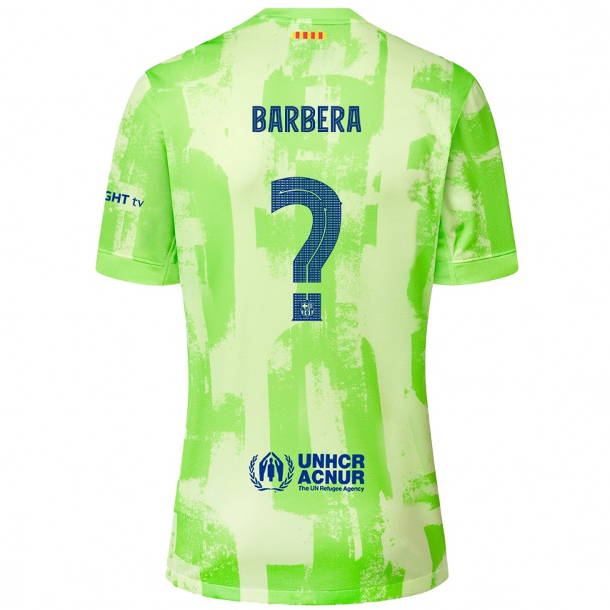 Niño Fútbol Camiseta Victor Barbera #0 Lima Equipación Tercera 2024/25 México