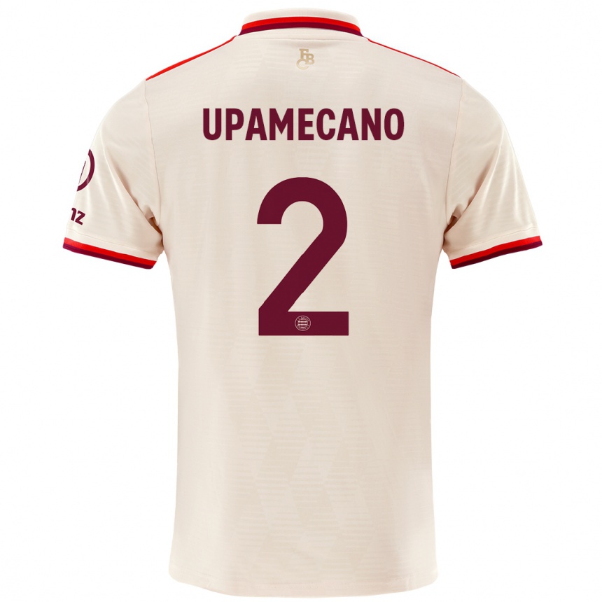 Niño Fútbol Camiseta Dayot Upamecano #2 Lino Equipación Tercera 2024/25 México