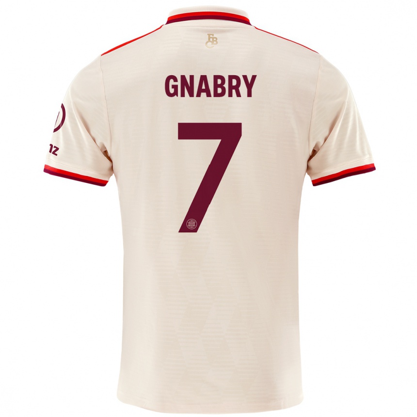 Niño Fútbol Camiseta Serge Gnabry #7 Lino Equipación Tercera 2024/25 México