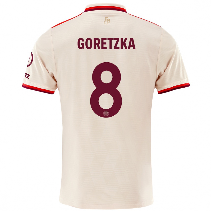 Niño Fútbol Camiseta Leon Goretzka #8 Lino Equipación Tercera 2024/25 México