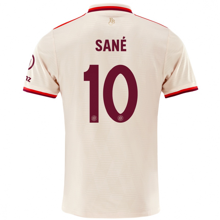 Niño Fútbol Camiseta Leroy Sane #10 Lino Equipación Tercera 2024/25 México