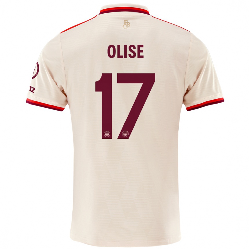 Niño Fútbol Camiseta Michael Olise #17 Lino Equipación Tercera 2024/25 México