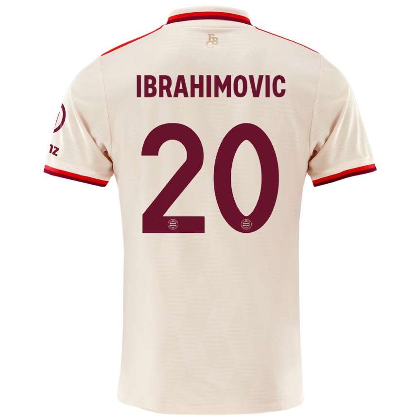 Niño Fútbol Camiseta Arijon Ibrahimovic #20 Lino Equipación Tercera 2024/25 México