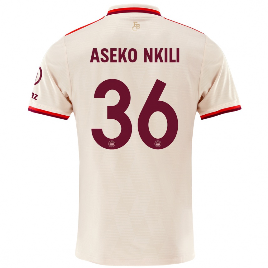 Niño Fútbol Camiseta Noel Aseko Nkili #36 Lino Equipación Tercera 2024/25 México