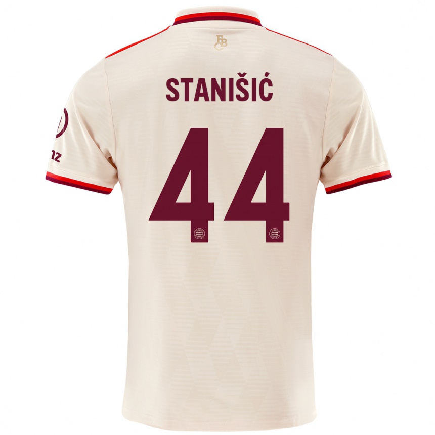 Niño Fútbol Camiseta Josip Stanisic #44 Lino Equipación Tercera 2024/25 México