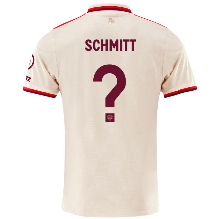 Niño Fútbol Camiseta Max Schmitt #0 Lino Equipación Tercera 2024/25 México