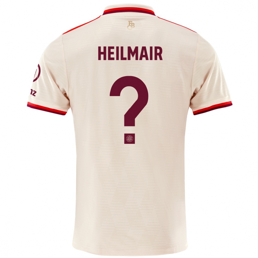 Niño Fútbol Camiseta Hannes Heilmair #0 Lino Equipación Tercera 2024/25 México