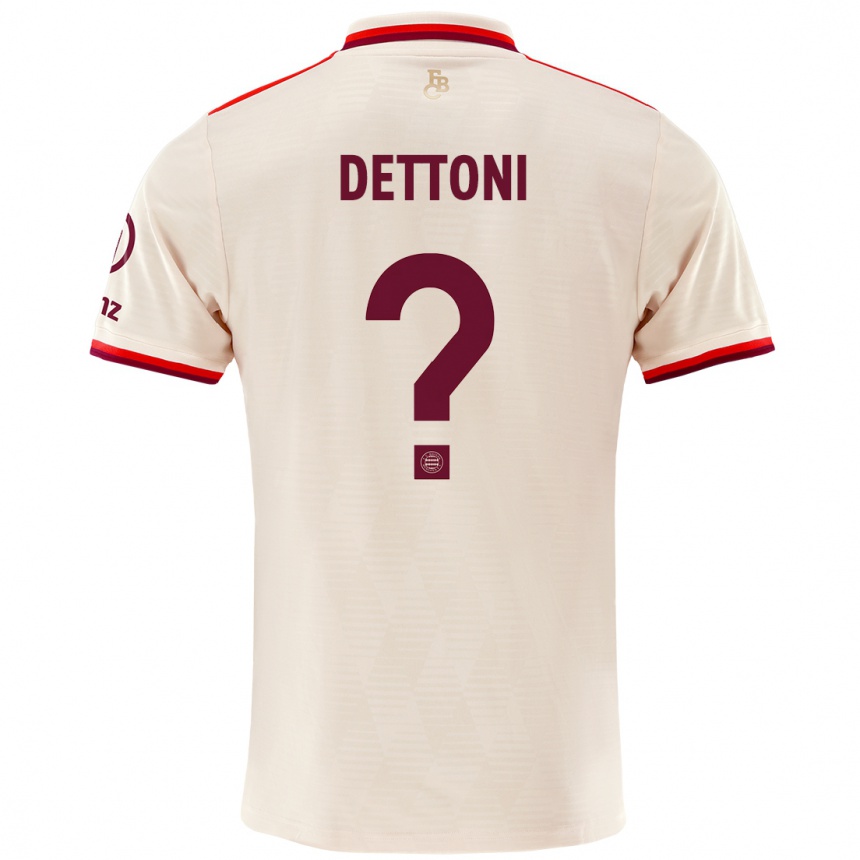 Niño Fútbol Camiseta Grayson Dettoni #0 Lino Equipación Tercera 2024/25 México