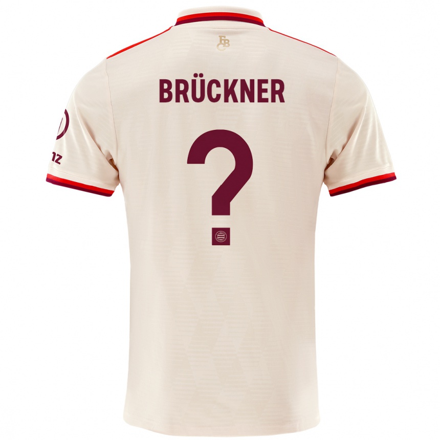 Niño Fútbol Camiseta Angelo Brückner #0 Lino Equipación Tercera 2024/25 México