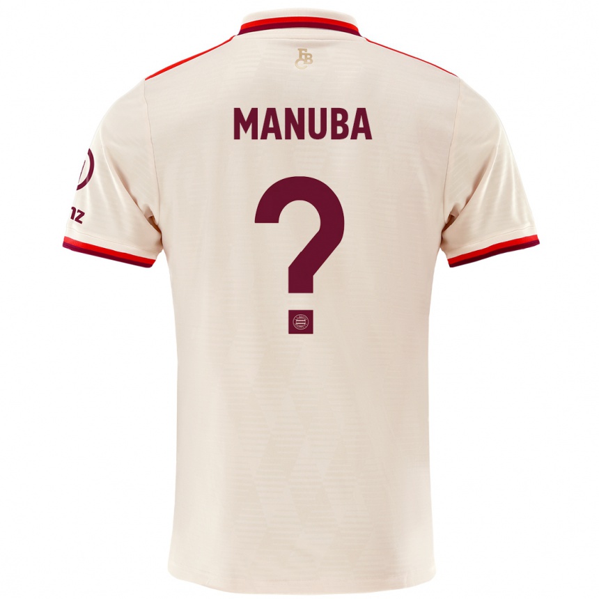 Niño Fútbol Camiseta Vincent Manuba #0 Lino Equipación Tercera 2024/25 México