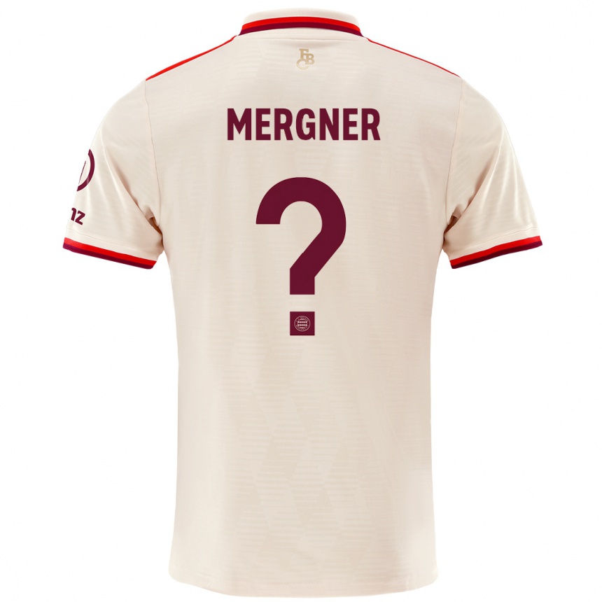 Niño Fútbol Camiseta Max Mergner #0 Lino Equipación Tercera 2024/25 México