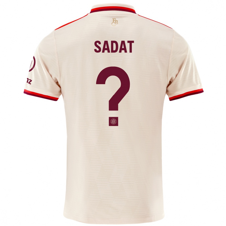 Niño Fútbol Camiseta Mudaser Sadat #0 Lino Equipación Tercera 2024/25 México