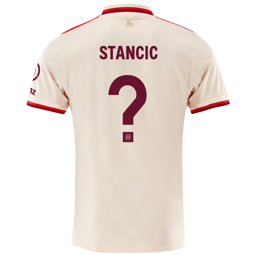 Niño Fútbol Camiseta Luca Stancic #0 Lino Equipación Tercera 2024/25 México