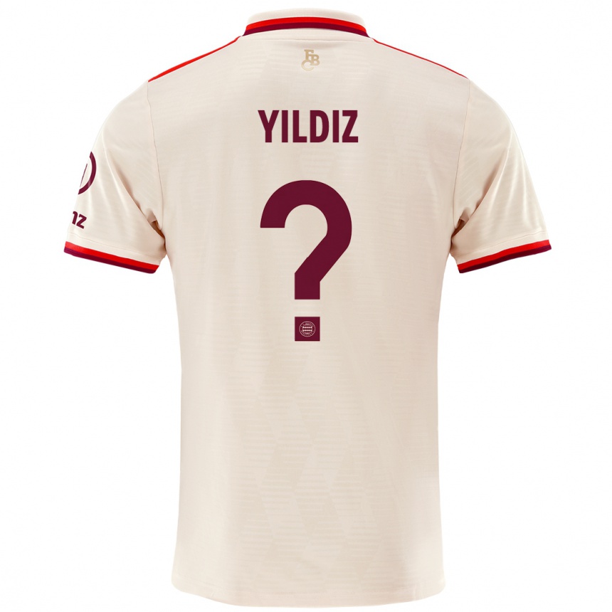 Niño Fútbol Camiseta Veis Yildiz #0 Lino Equipación Tercera 2024/25 México