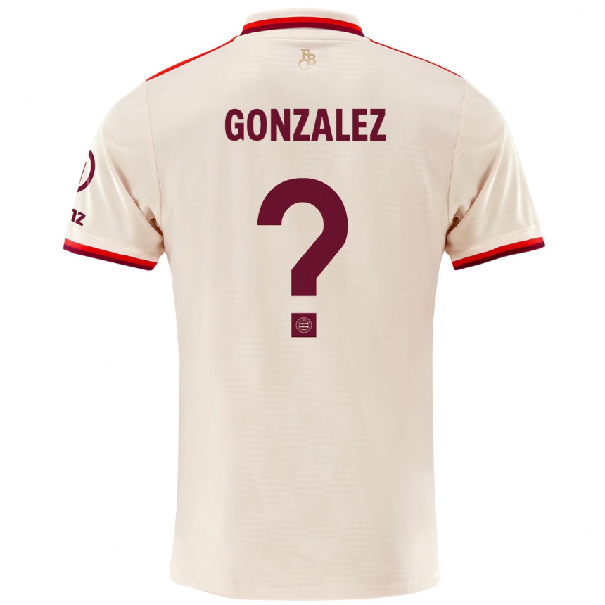 Niño Fútbol Camiseta Gabriel Gonzalez #0 Lino Equipación Tercera 2024/25 México