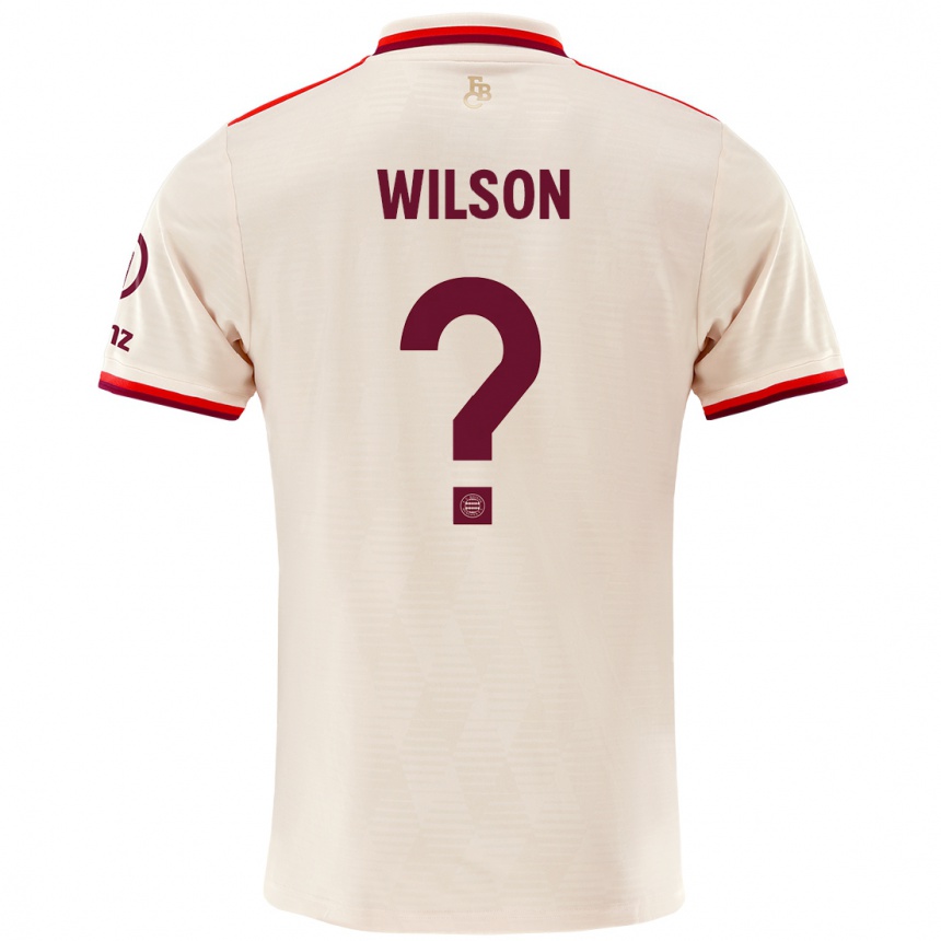 Niño Fútbol Camiseta Oluwaseyi Wilson #0 Lino Equipación Tercera 2024/25 México