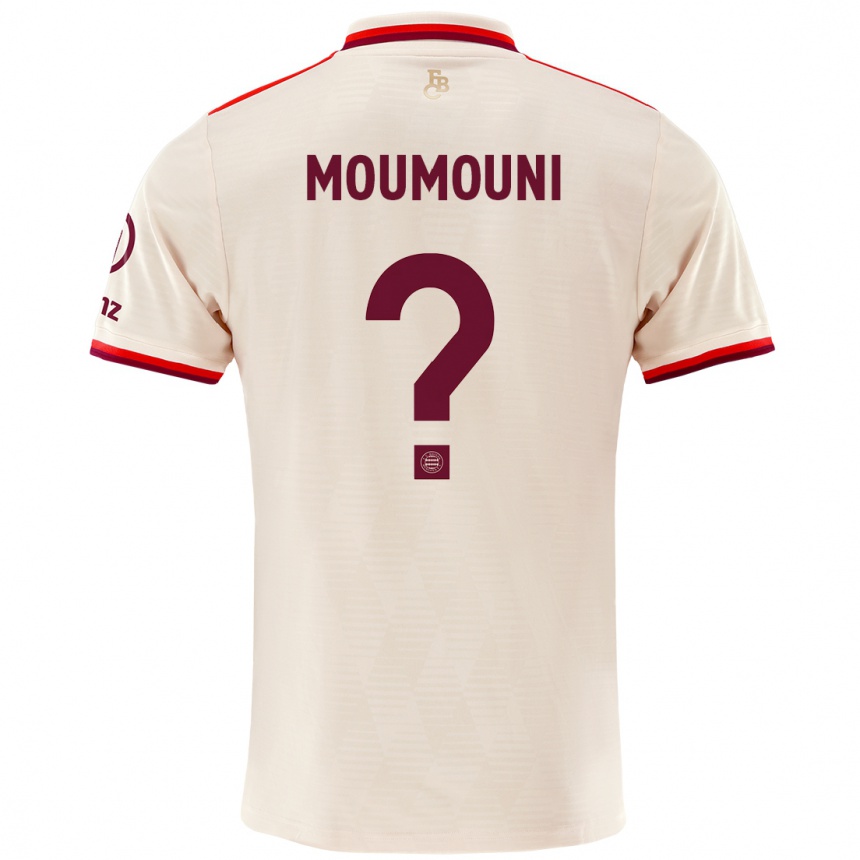 Niño Fútbol Camiseta Rayan Moumouni #0 Lino Equipación Tercera 2024/25 México