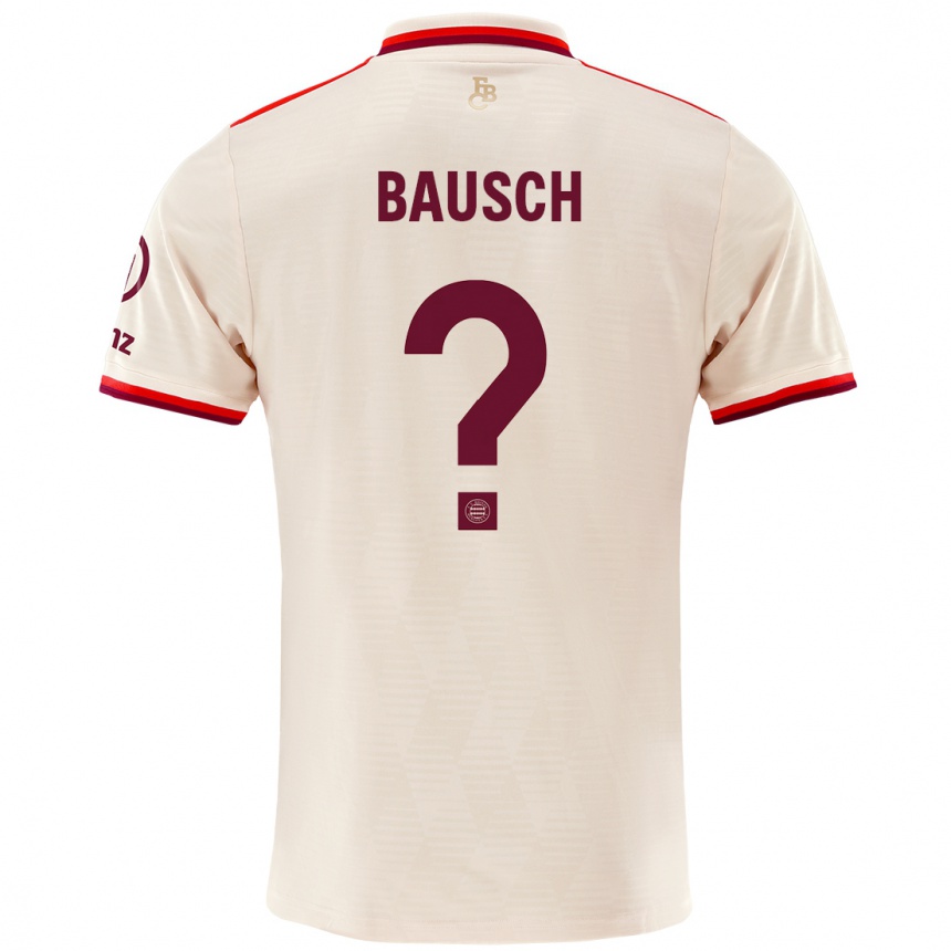 Niño Fútbol Camiseta David Bausch #0 Lino Equipación Tercera 2024/25 México