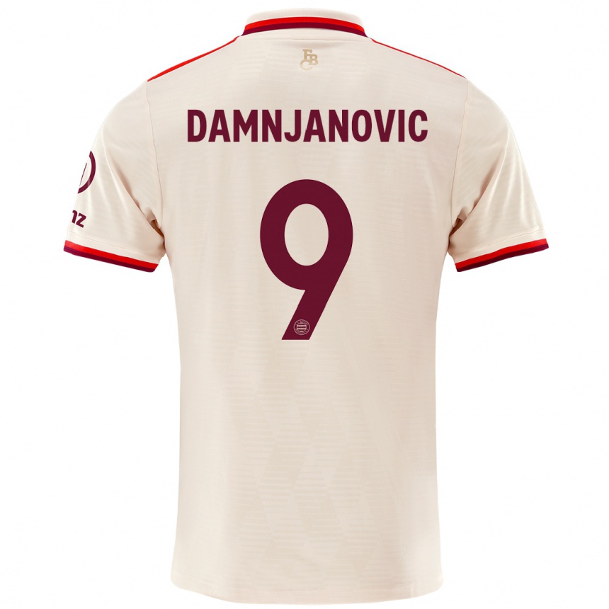 Niño Fútbol Camiseta Jovana Damnjanovic #9 Lino Equipación Tercera 2024/25 México