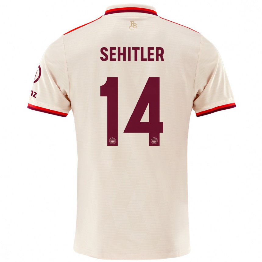 Niño Fútbol Camiseta Alara Şehitler #14 Lino Equipación Tercera 2024/25 México