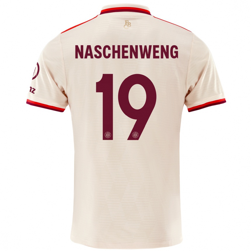 Niño Fútbol Camiseta Katharina Naschenweng #19 Lino Equipación Tercera 2024/25 México