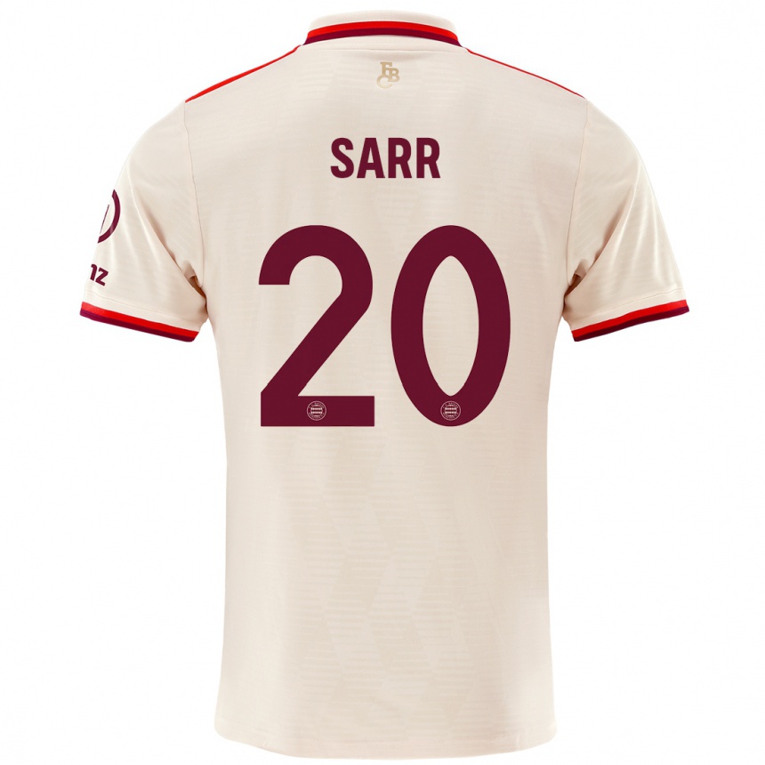 Niño Fútbol Camiseta Bouna Sarr #20 Lino Equipación Tercera 2024/25 México