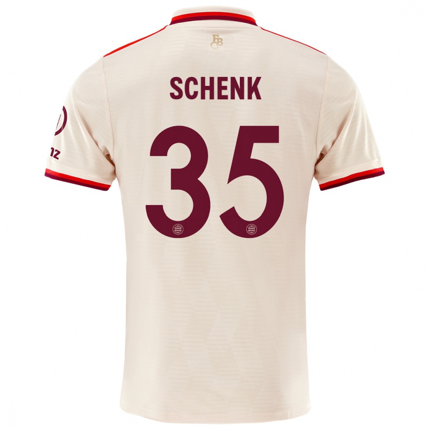 Niño Fútbol Camiseta Johannes Schenk #35 Lino Equipación Tercera 2024/25 México