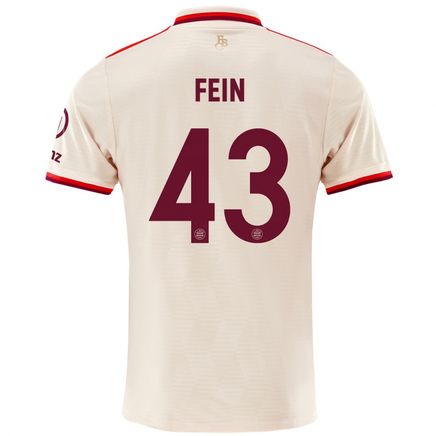 Niño Fútbol Camiseta Adrian Fein #43 Lino Equipación Tercera 2024/25 México