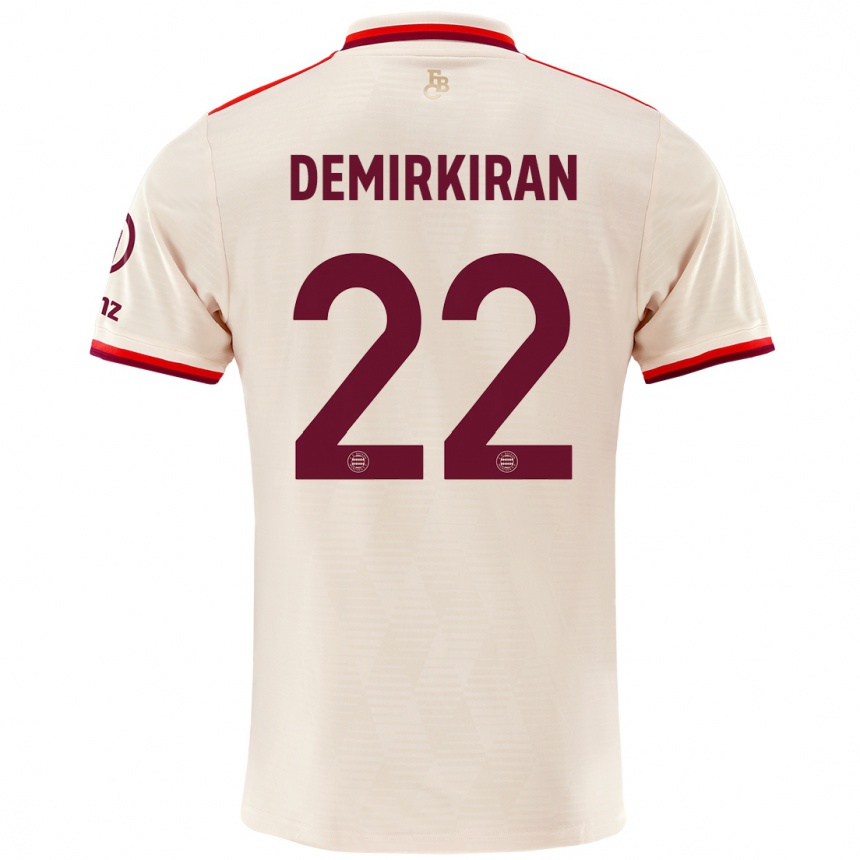 Niño Fútbol Camiseta Ediz Demirkiran #22 Lino Equipación Tercera 2024/25 México