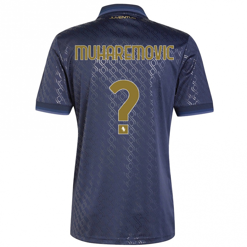 Niño Fútbol Camiseta Tarik Muharemovic #0 Azul Marino Equipación Tercera 2024/25 México