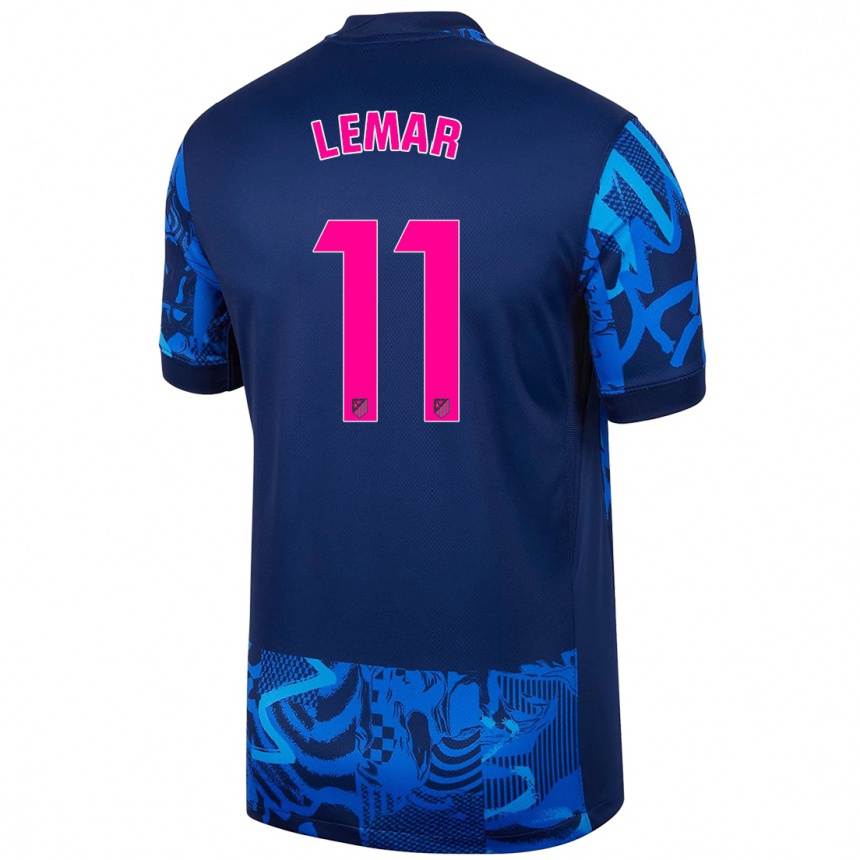 Niño Fútbol Camiseta Thomas Lemar #11 Azul Real Equipación Tercera 2024/25 México