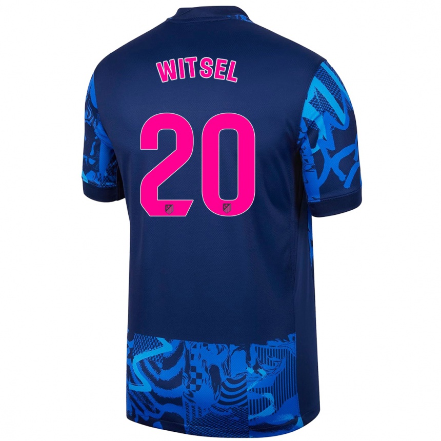 Niño Fútbol Camiseta Axel Witsel #20 Azul Real Equipación Tercera 2024/25 México