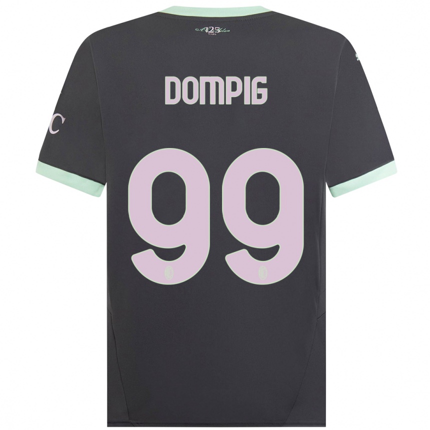 Niño Fútbol Camiseta Chanté Dompig #99 Gris Equipación Tercera 2024/25 México