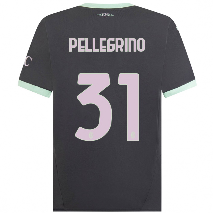 Niño Fútbol Camiseta Marco Pellegrino #31 Gris Equipación Tercera 2024/25 México