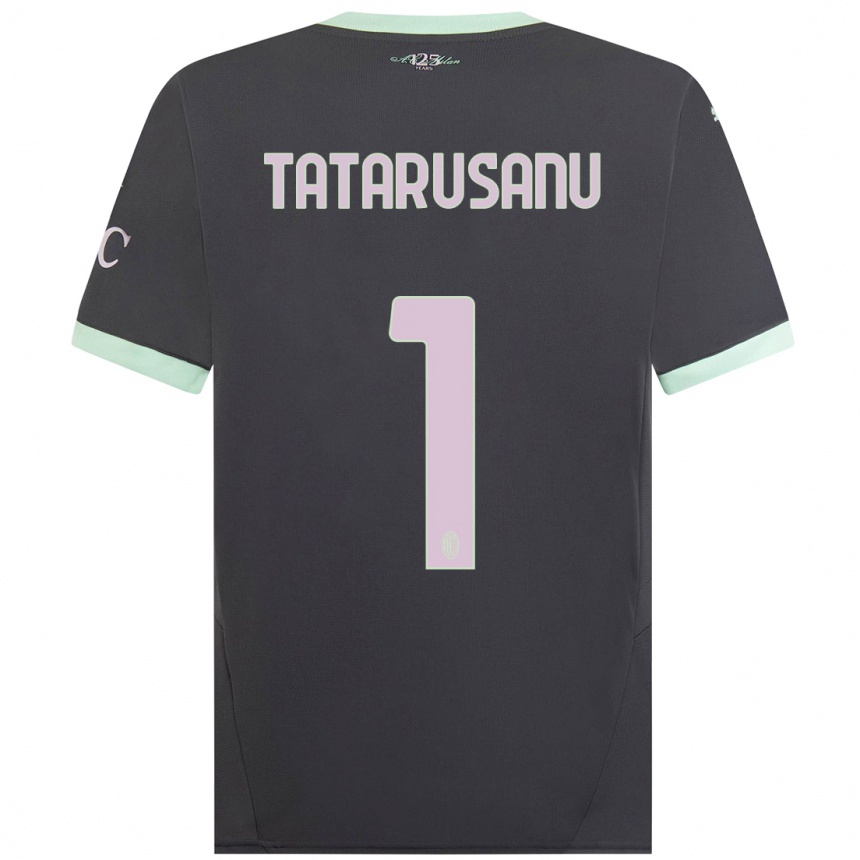 Niño Fútbol Camiseta Ciprian Tatarusanu #1 Gris Equipación Tercera 2024/25 México