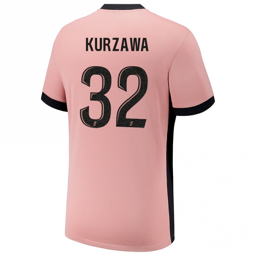 Niño Fútbol Camiseta Layvin Kurzawa #32 Rosa Óxido Equipación Tercera 2024/25 México